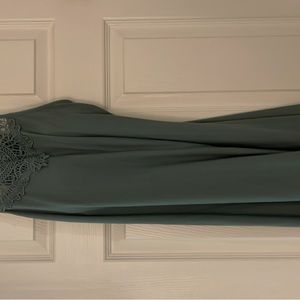 Light olive green summer dress